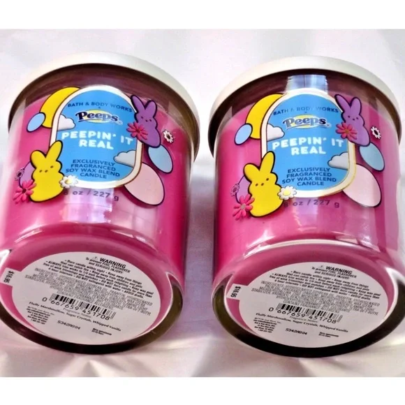 BBW X PEEPS SINGLE WICK CANDLES NWT - Picture 3 of 4
